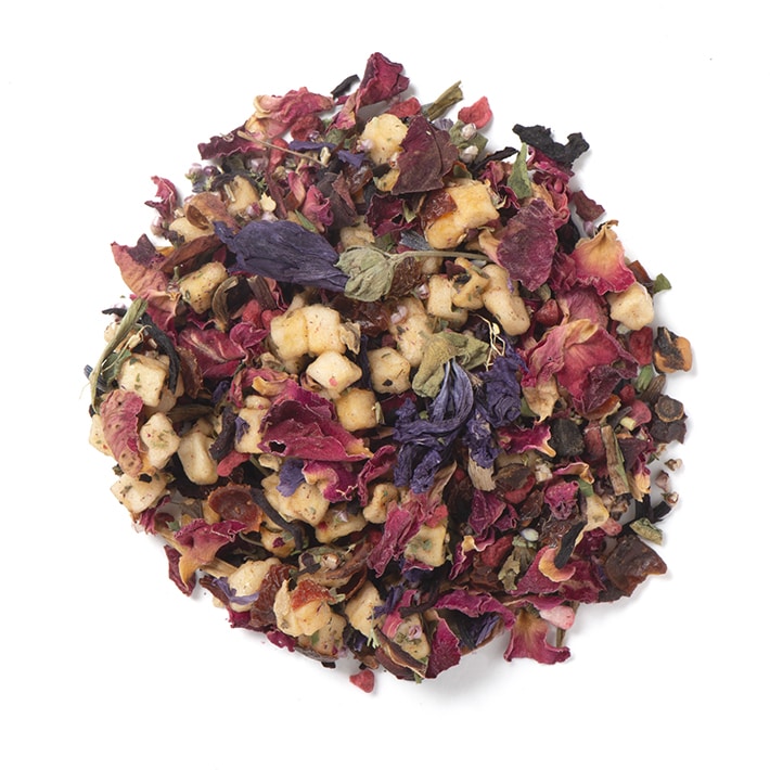 ［限定］つややか笑顔の秘訣 桃ローズヒップ茶 （約12杯分） 茶葉50g