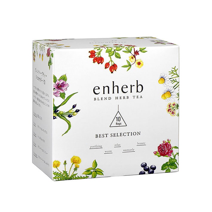 ハーブ専門店「enherb」公式WEBサイト ハーブティー ベストセレクション(ティーバッグ 10包入): ハーブティー／サントリーグループのハーブ専門店「enherb（エンハーブ）」  [ハーブティー・エッセンシャルオイル・ハーブコスメ] [株式会社コネクト]