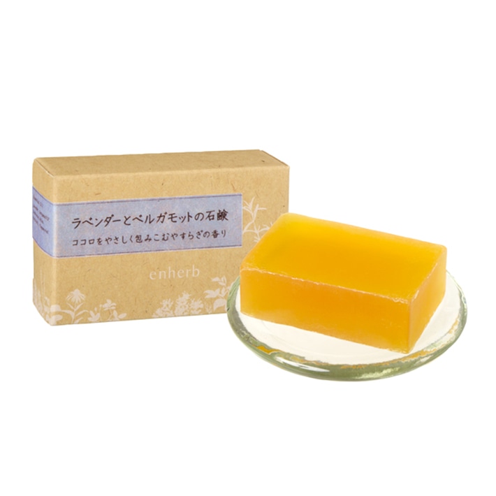 ハーブ専門店 Enherb 公式webサイト Aroma Soap ラベンダーとベルガモットの石鹸 内容量 100g ハーブコスメ サントリーグループのハーブ専門店 Enherb エンハーブ ハーブティー エッセンシャルオイル ハーブコスメ 株式会社コネクト