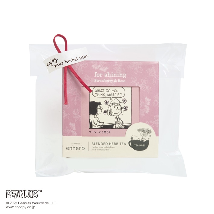 数量限定 PEANUTS ハーブティーfor shining 5包入 ティーバッグ