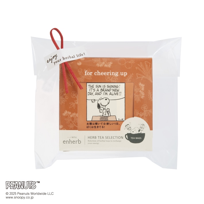 PEANUTSハーブティーfor cheering up 5包入 ティーバッグ