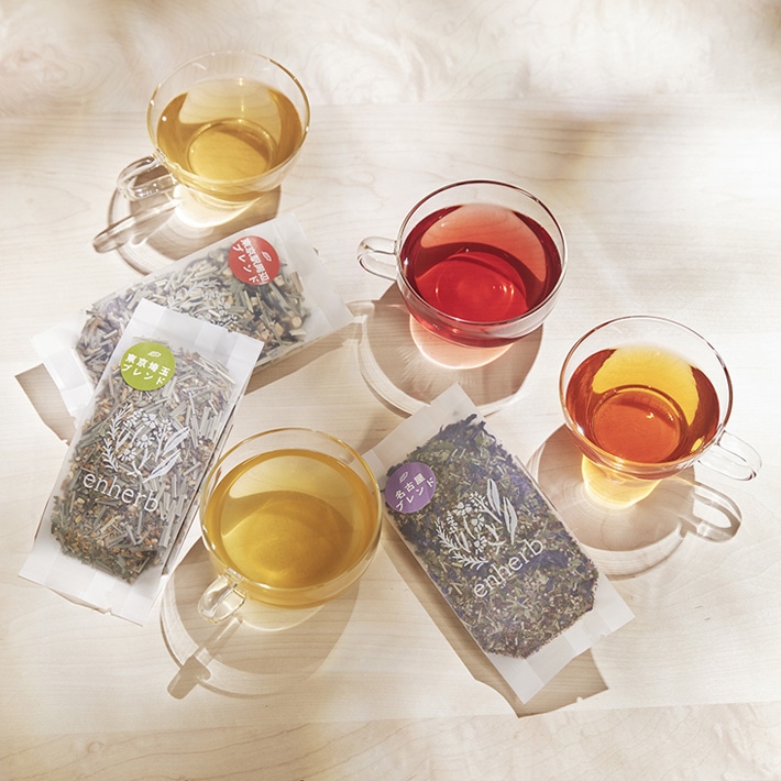 ご当地ハーブティーお取り寄せセット【K】 ／茶葉合計270g（約69杯分） ①1セット