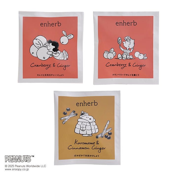 数量限定PEANUTS しょうが茶3種＆ボトル オフホワイト 1セット 内容量