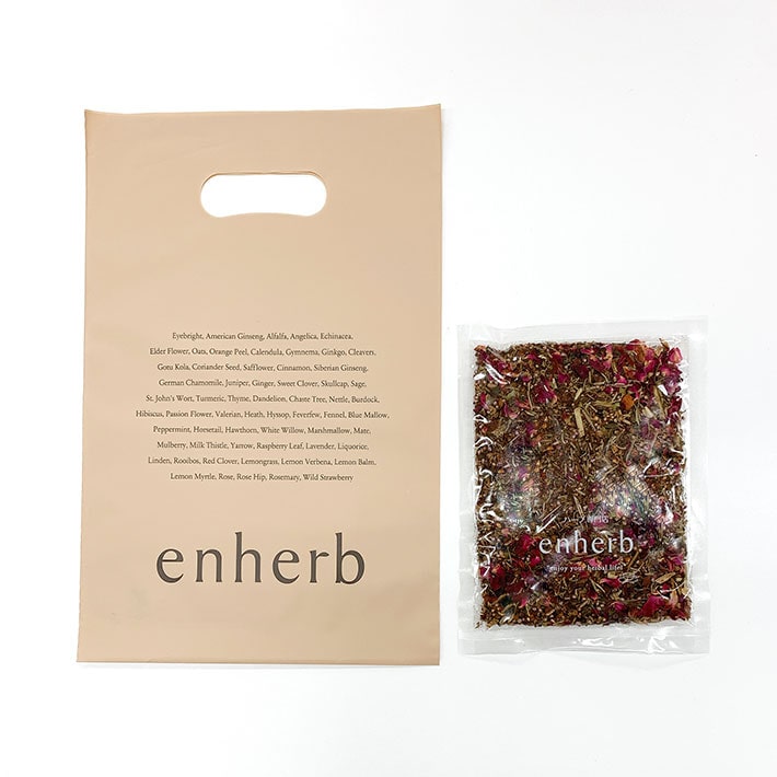 ハーブ専門店「enherb（エンハーブ）」公式WEBサイト ショッパー(ビニール 袋): ギフト・その他／サントリーグループのハーブ専門店「enherb （エンハーブ）」 [ハーブティー・エッセンシャルオイル・ハーブコスメ] [株式会社コネクト]