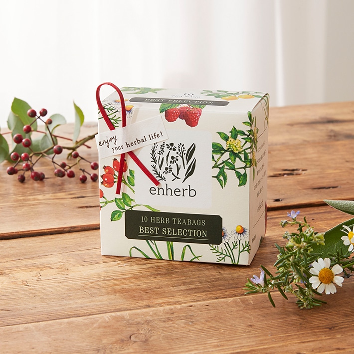 ハーブティーBEST SELECTION ベストセレクション 10包/ ギフトパッケージ ティーバッグ