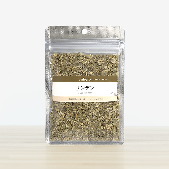 [ハーブティー・エッセンシャルオイル・ハーブコスメ]　15g):　ハーブ専門店「enherb（エンハーブ）」公式WEBサイト　ハーブティー／サントリーグループのハーブ専門店「enherb（エンハーブ）」　リンデン(茶葉　[株式会社コネクト]