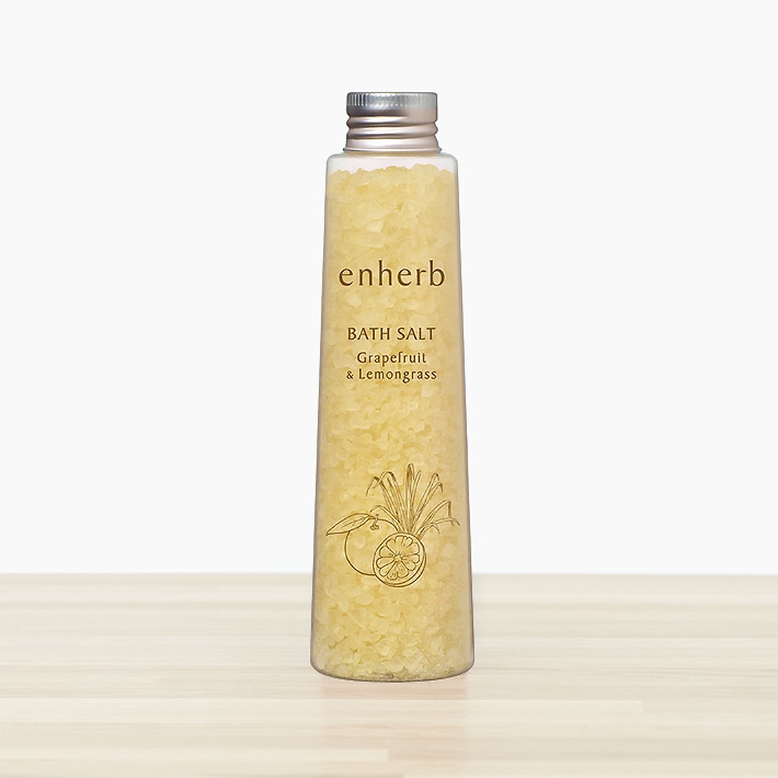 ハーブ専門店 Enherb 公式webサイト グレープフルーツバスソルト 内容量 180g 約9回分 ハーブコスメ サントリーグループのハーブ専門店 Enherb エンハーブ ハーブティー エッセンシャルオイル ハーブコスメ 株式会社コネクト