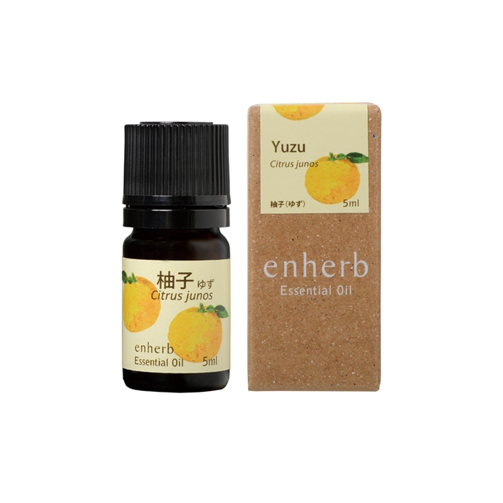 ハーブ専門店 Enherb 公式webサイト 限定 柚子 ゆず エッセンシャルオイル 5ml アロマオイル サントリーグループのハーブ専門店 Enherb エンハーブ ハーブティー エッセンシャルオイル ハーブコスメ 株式会社コネクト