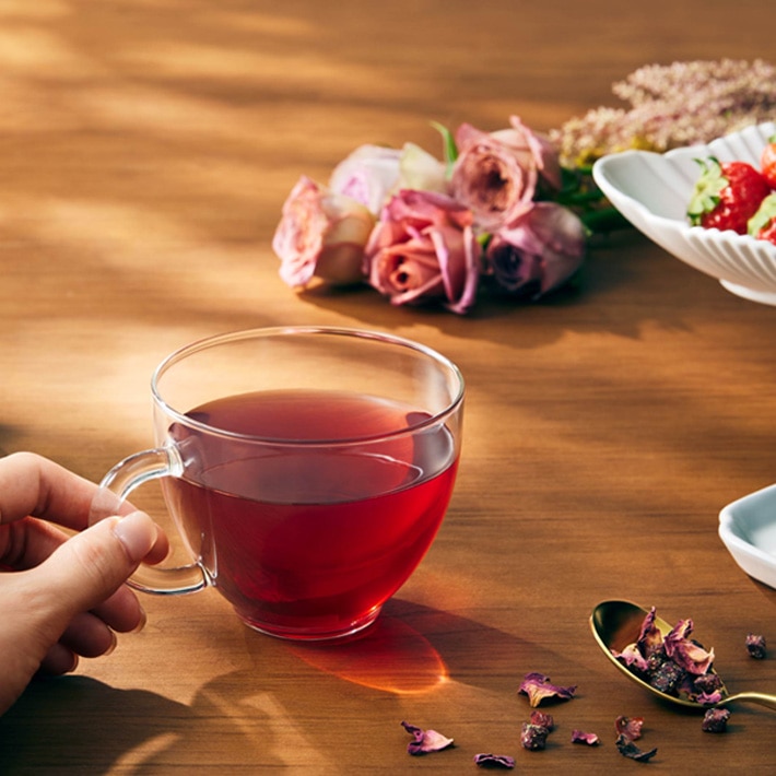 エンハーブ　enherb キレイのご褒美　芳醇カシスローズ茶 ハーブ専門店「enherb（エンハーブ）」公式WEBサイト ［限定