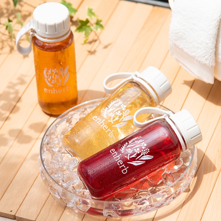 水出しアイスハーブティースターターセット550ml 550ml ハイビスカス&レモングラス15包入+