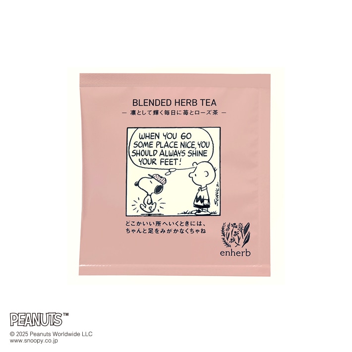 数量限定 PEANUTS ハーブティーfor shining 5包入 ティーバッグ