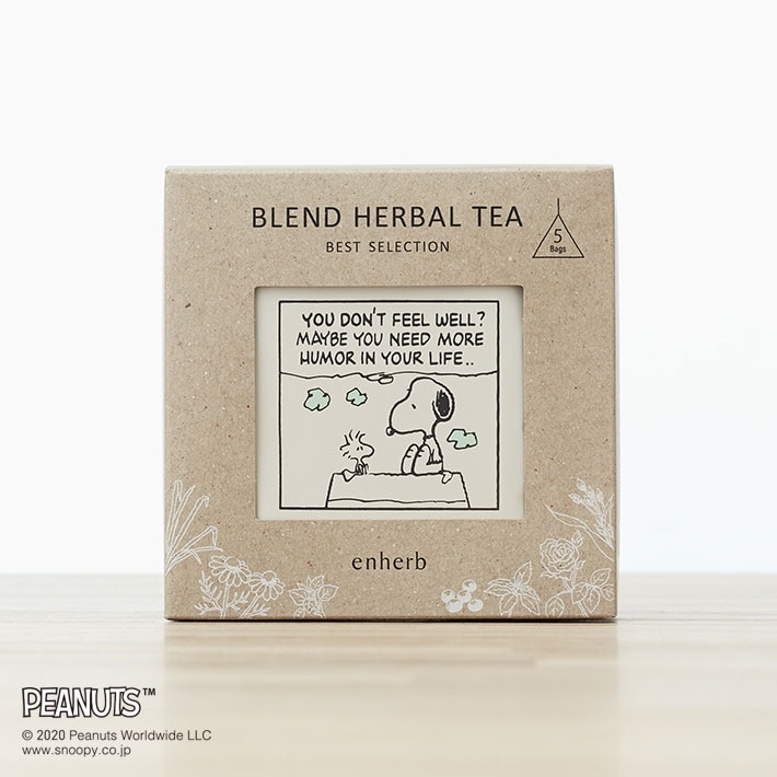 ハーブ専門店 Enherb 公式webサイト Peanuts ベストセレクション ティーバッグ 5包入 個包装 ハーブティー サントリーグループの ハーブ専門店 Enherb エンハーブ ハーブティー エッセンシャルオイル ハーブコスメ 株式会社コネクト