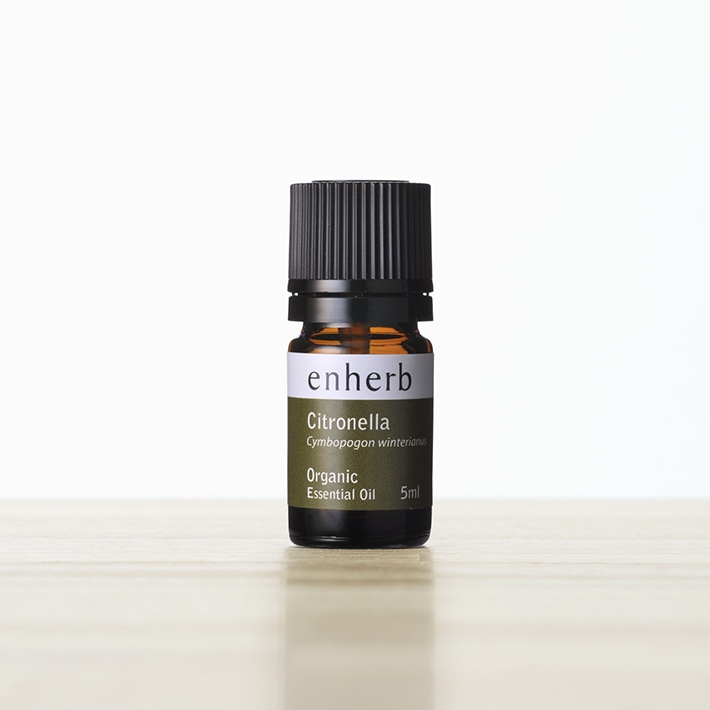 ハーブ専門店「enherb」公式WEBサイト シトロネラ(エッセンシャルオイル 5ml): アロマオイル／サントリーグループのハーブ専門店「enherb（エンハーブ）」  [ハーブティー・エッセンシャルオイル・ハーブコスメ] [株式会社コネクト]