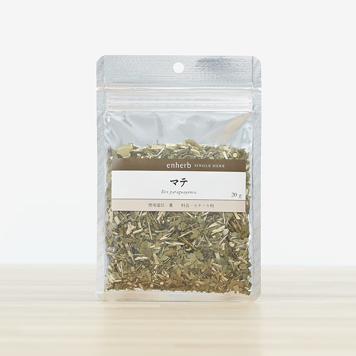 ハーブ専門店「enherb（エンハーブ）」公式WEBサイト マテ(茶葉 20g):  ハーブティー／サントリーグループのハーブ専門店「enherb（エンハーブ）」 [ハーブティー・エッセンシャルオイル・ハーブコスメ] [株式会社コネクト]