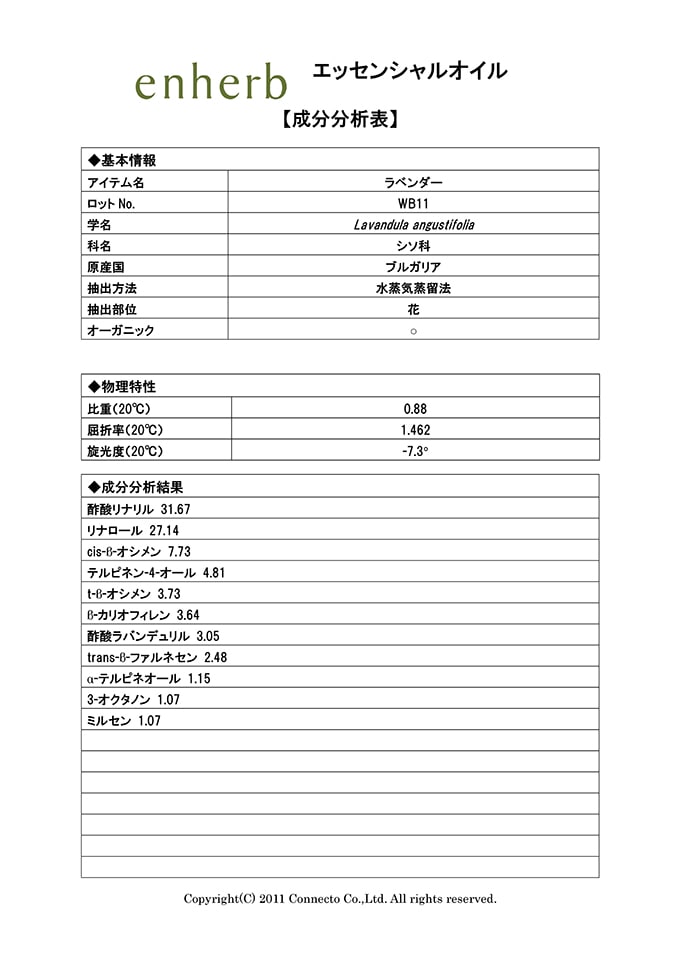 ハーブ専門店「enherb（エンハーブ）」公式WEBサイト ラベンダー