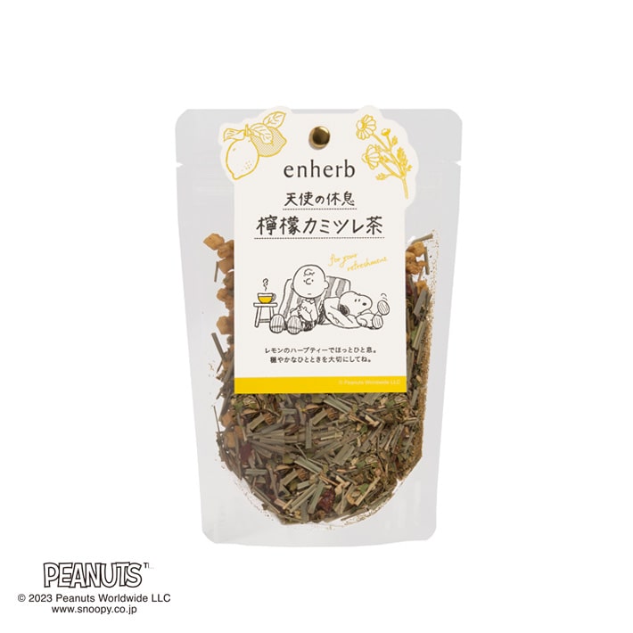 PEANUTS 天使の休息 檸檬カミツレ茶（茶葉50g（約14杯分）/ / PEANUTS タグ付）