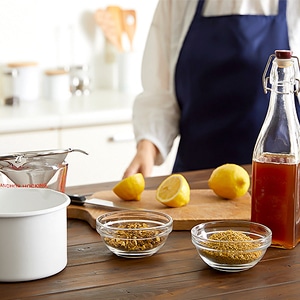 美味しく冬に備える「手作りハーブコーディアル」