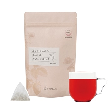 凛として輝く女性の苺とローズ茶（ティーバッグ / 30包）