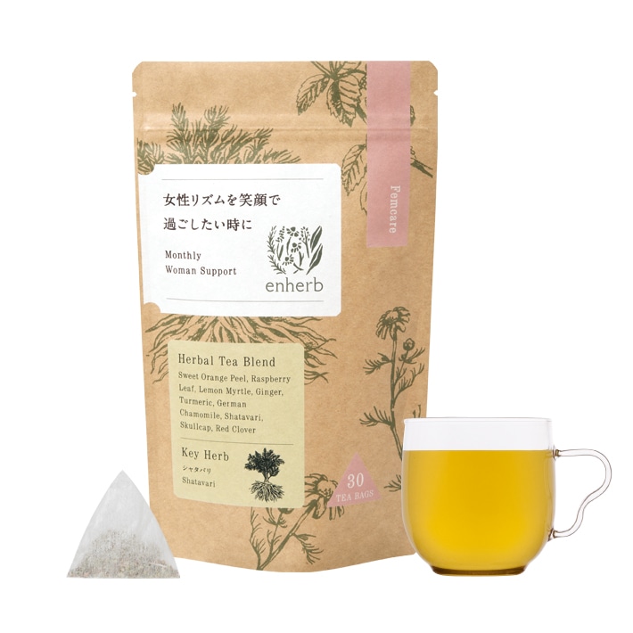 女性リズムを笑顔で過ごしたい時に(ティーバッグ / 30包)