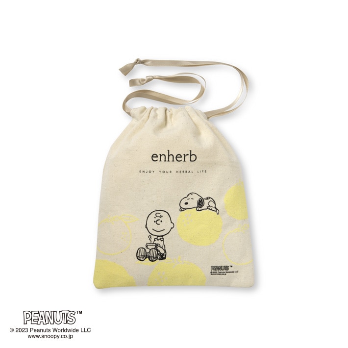 限定 PEANUTS 柚子しょうが茶 ティーバッグ・巾着入（ティーバッグ5包入 / / 個包装）