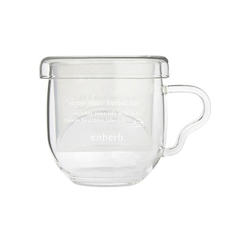 オリジナルハーブティーカップ(enherb ロゴ柄 / 270mL)