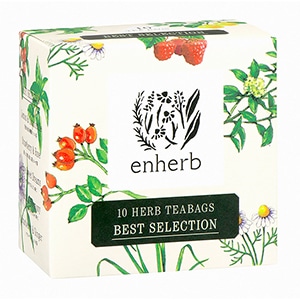 5種の人気ハーブティーが一度に味わえるエンハーブのベスト版「BEST SELECTION ハーブティーティーバッグ10包」がリニューアル、3月6日（水）発売　※店舗は3月中旬頃より順次発売