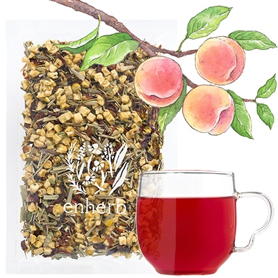 【WEB限定】旬の桃をハーブティーで味わおう！ 桃色のリフレッシュハーブティー「天使のひと涼み 桃カミツレ茶」、7月2日（水）発売