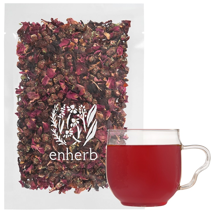 「芳醇カシスローズ茶」50g（12杯分）プレゼント