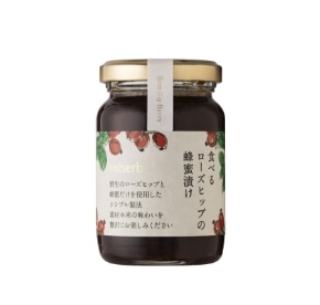 食べるローズヒップの蜂蜜漬け ビン