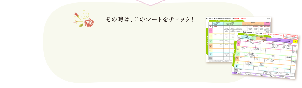 その時は、このシートをチェック！