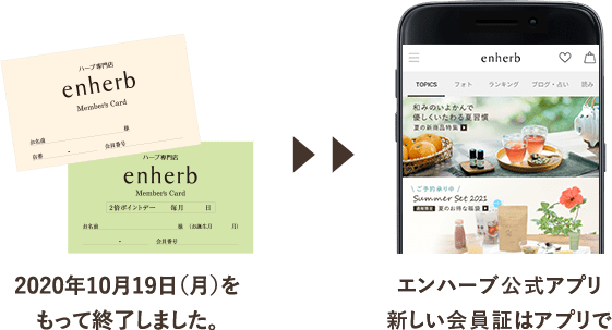 新しい会員証はアプリで