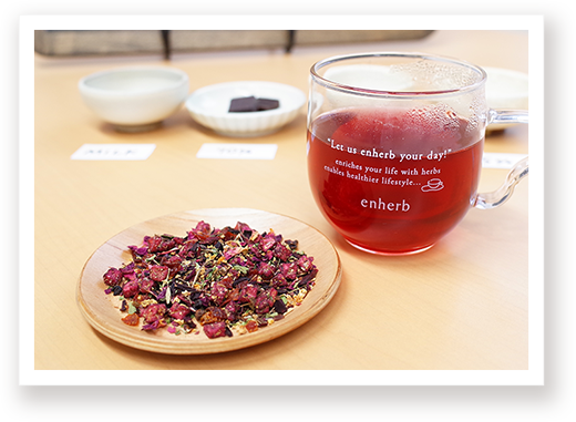 カシスローズ茶でフードペアリング？