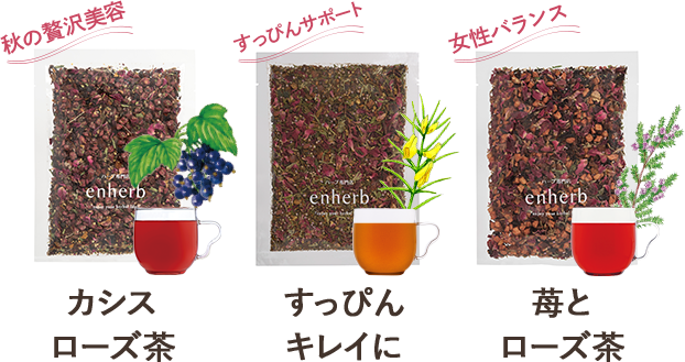 3種の美容ブレンドハーブティーセット