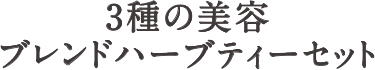 3種の美容ブレンドハーブティーセット