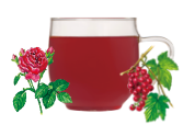 キレイのご褒美 芳醇カシスローズ茶