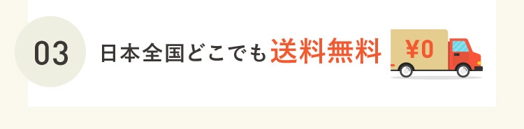 03 日本全国どこでも送料無料