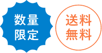 数量限定／送料無料