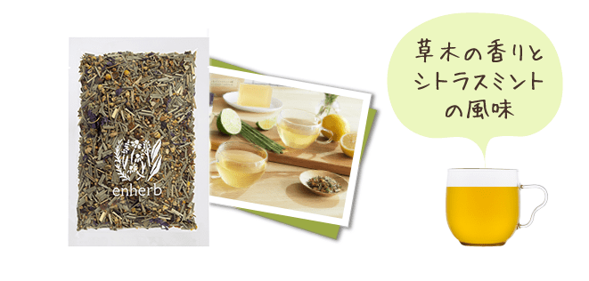 
                           草木の香りとシトラスミントの風味