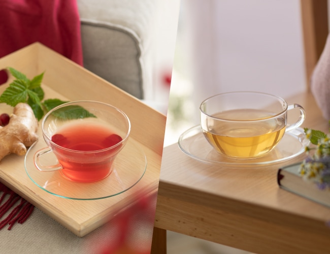 茶葉で楽しむお昼と夜のハーブ生活セット