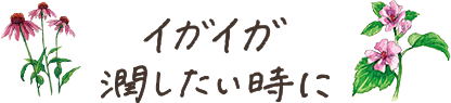 イガイガ潤したい時に