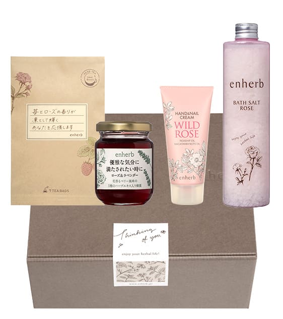 ローズづくしのギフトセット例