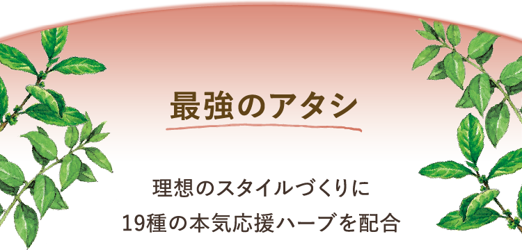 最強のアタシ 理想のスタイルづくりに19種の本気応援ハーブを配合