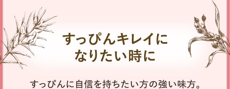 すっぴんキレイになりたい時に すっぴんに自信を持ちたい方の強い味方。