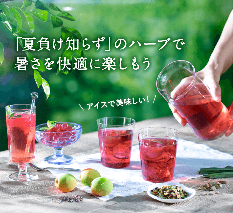 「夏負け知らず」のハーブで、暑さを快適に楽しもう