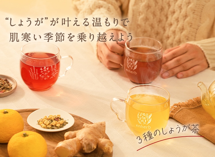 元気とキレイをチャージ しょうが茶