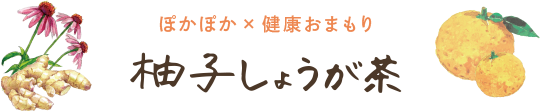 ぽかぽか×健康おまもり 柚子しょうが茶